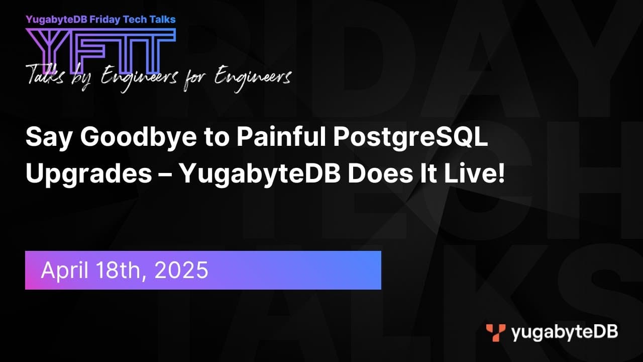 InPlace Online Major PostgreSQL Upgrades with Rollback Capability: A Deep Dive